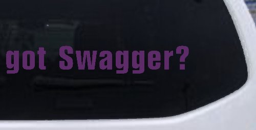 Got Swagger Car or Truck Window Decal Sticker (Violet)
