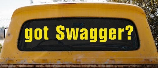 Got Swagger Car or Truck Window Decal Sticker (Yellow)