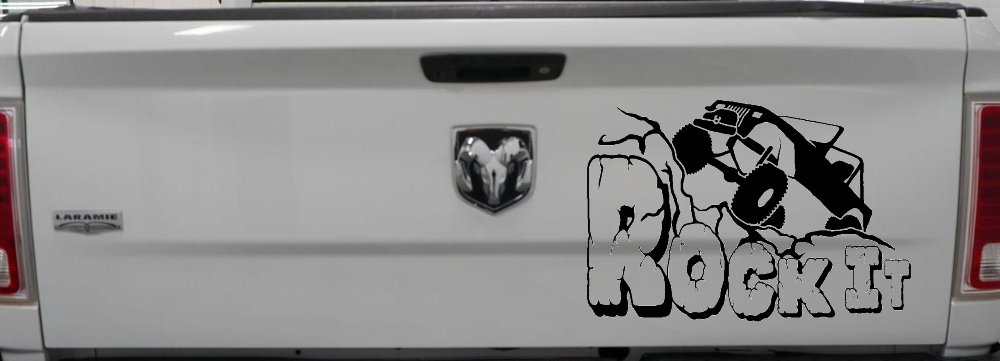 Rock It Rock Crawler Off Road Car or Truck Window Decal Sticker