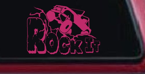 Rock It Rock Crawler Off Road Car or Truck Window Decal Sticker