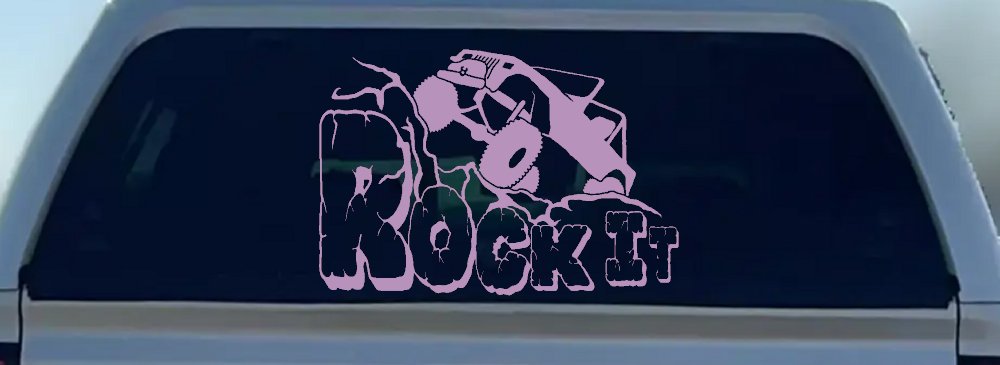Rock It Rock Crawler Off Road Car or Truck Window Decal Sticker