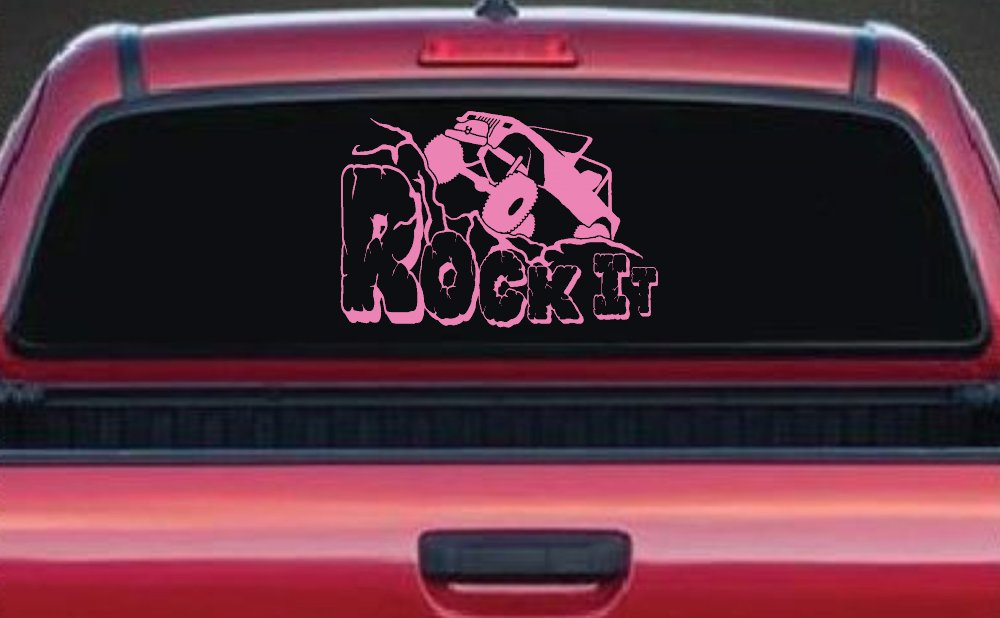 Rock It Rock Crawler Off Road Car or Truck Window Decal Sticker