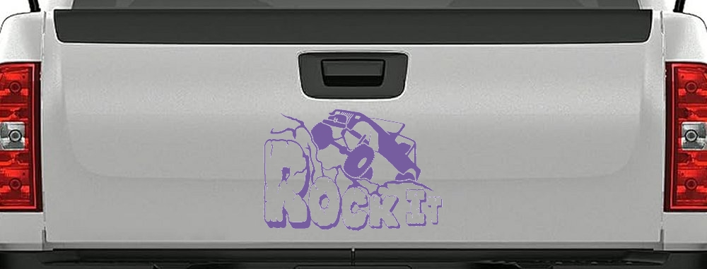 Rock It Rock Crawler Off Road Car or Truck Window Decal Sticker