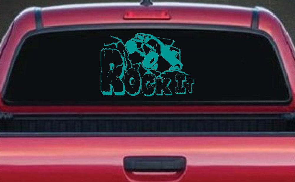 Rock It Rock Crawler Off Road Car or Truck Window Decal Sticker
