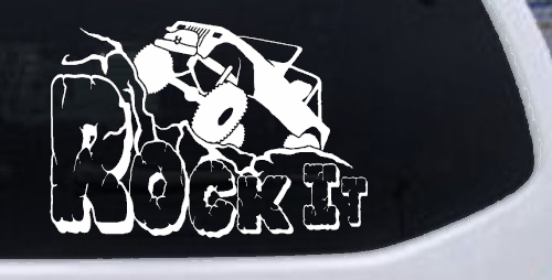 Rock It Rock Crawler Off Road Car or Truck Window Decal Sticker