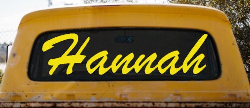 Hannah (Yellow)
