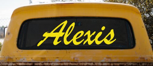 Alexis (Yellow)