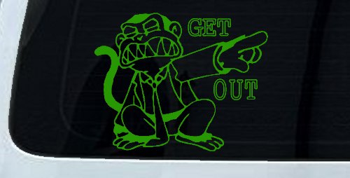 Evil Monkey Get Out (Lime)