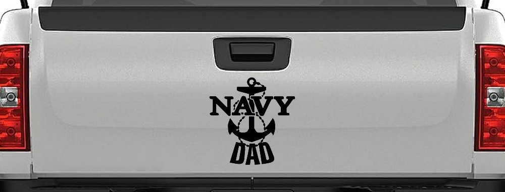 Navy Dad Military Car or Truck Window Decal Sticker