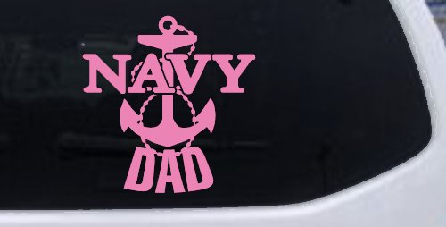 Navy Dad Military Car or Truck Window Decal Sticker