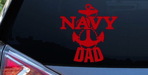 Navy Dad Military Car or Truck Window Decal Sticker