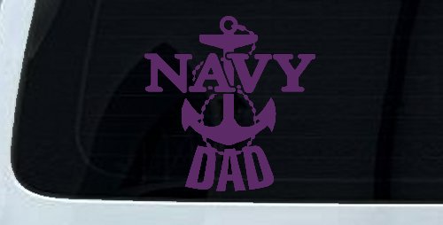 Navy Dad Military Car or Truck Window Decal Sticker
