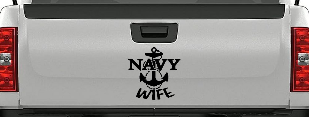 Navy Wife Military Car or Truck Window Decal Sticker
