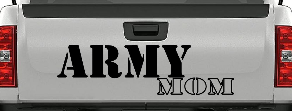 Army Mom Military Car or Truck Window Decal Sticker