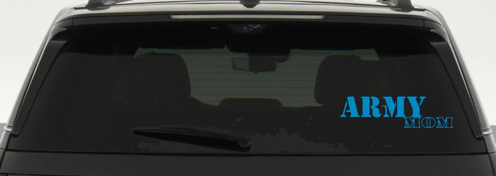 Army Mom Military Car or Truck Window Decal Sticker