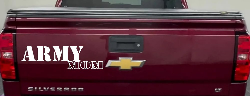 Army Mom Military Car or Truck Window Decal Sticker