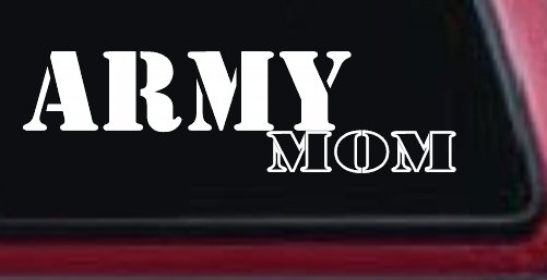 Army Mom Military Car or Truck Window Decal Sticker
