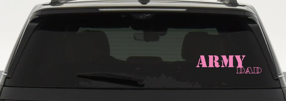 Army Dad Military Car or Truck Window Decal Sticker