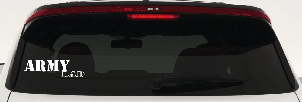 Army Dad Military Car or Truck Window Decal Sticker