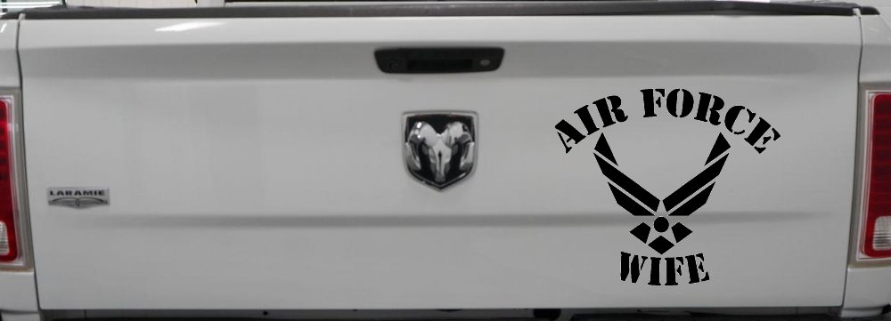 Air Force Wife Military Car or Truck Window Decal Sticker