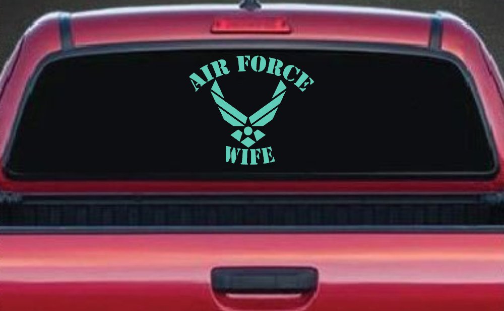Air Force Wife Military Car or Truck Window Decal Sticker