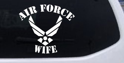 Air Force Wife Military Car or Truck Window Decal Sticker