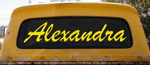 Alexandra (Yellow)