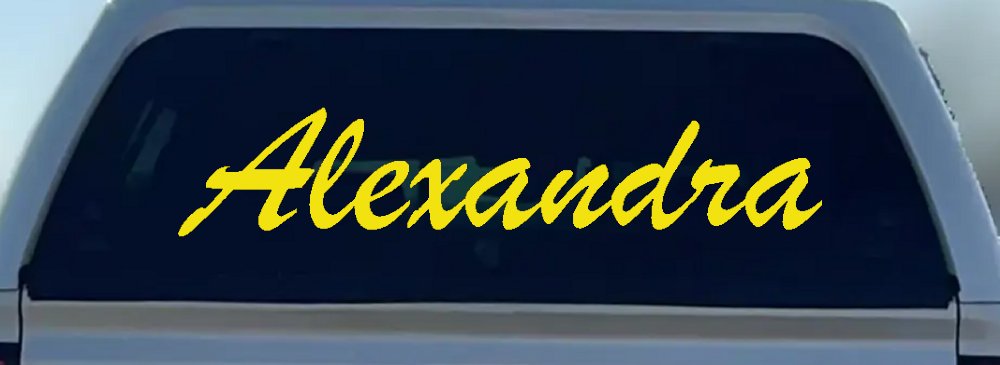 Alexandra (Yellow)
