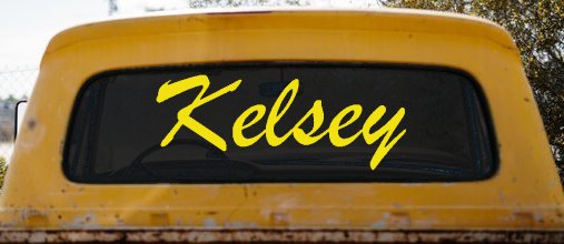 Kelsey (Yellow)