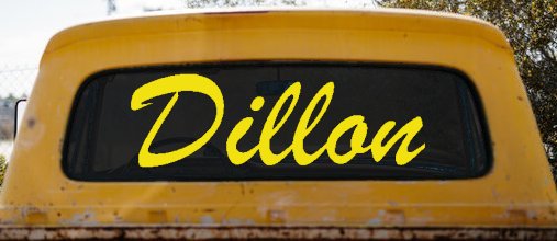 Dillon (Yellow)