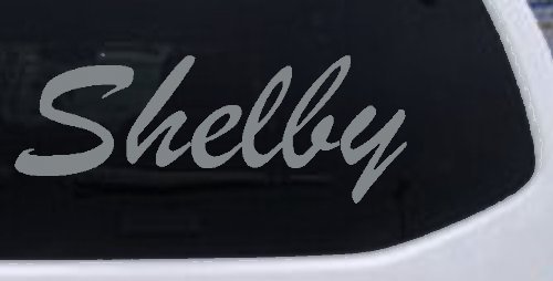 Shelby Car Truck Window Decal Sticker - Vinyl Quality Graphics (Telegrey)