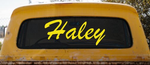 Haley (Yellow)