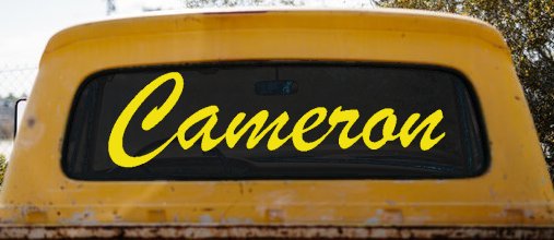 Cameron (Yellow)