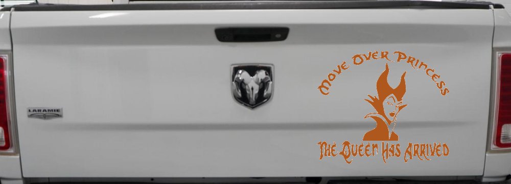 Move Over Princesses The Queen Has Arrived Funny Car or Truck Window Decal Sticker