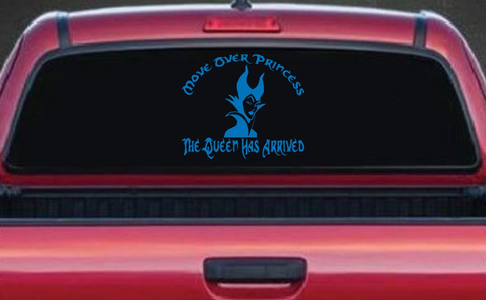 Move Over Princesses The Queen Has Arrived Funny Car or Truck Window Decal Sticker