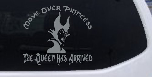 Move Over Princesses The Queen Has Arrived Funny Car or Truck Window Decal Sticker