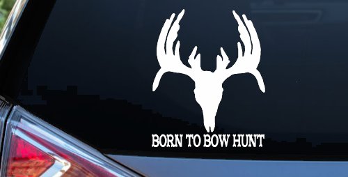 Born To Bow Hunt Deer Hunting Car or Truck Window Decal Sticker