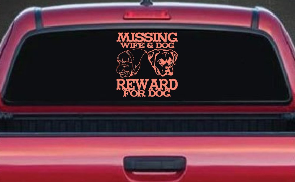 Missing Wife and Dog Reward For Dog (Coral)