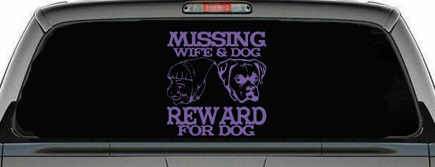 Missing Wife and Dog Reward For Dog
