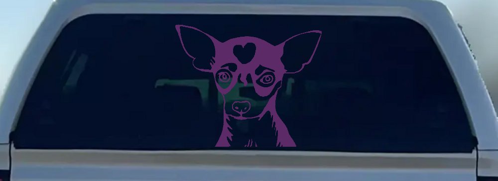 Chihuahua Dog Car or Truck Window Decal Sticker