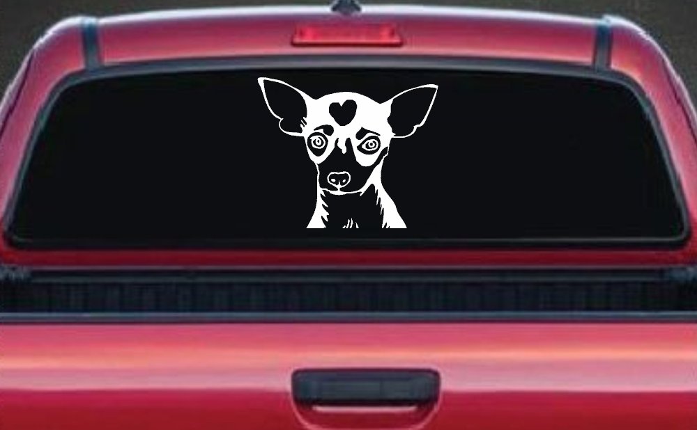 Chihuahua Dog Car or Truck Window Decal Sticker