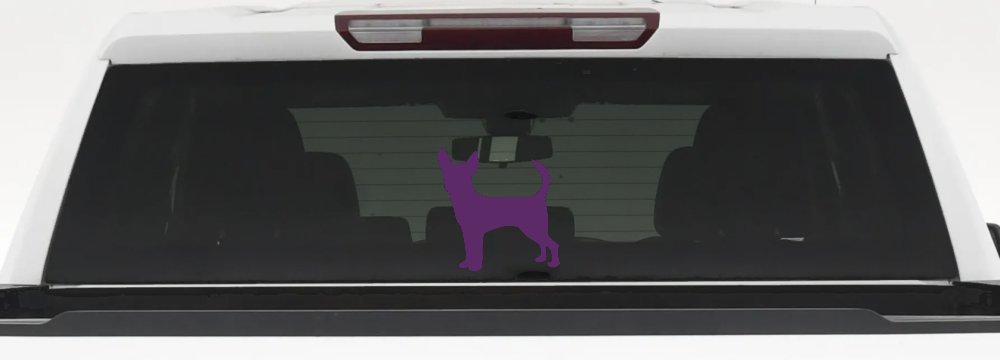 Chihuahua Dog Car or Truck Window Decal Sticker
