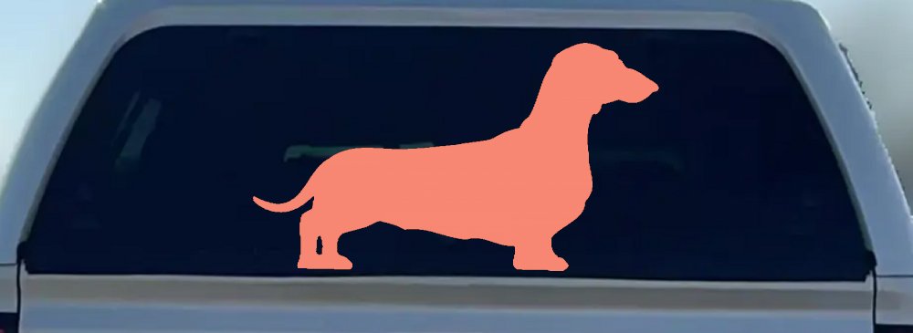 Dachshund Dog Car or Truck Window Decal Sticker