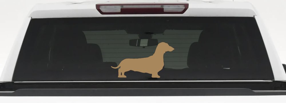 Dachshund Dog Car or Truck Window Decal Sticker