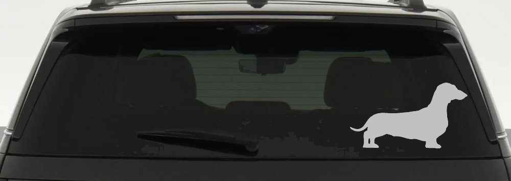 Dachshund Dog Car or Truck Window Decal Sticker