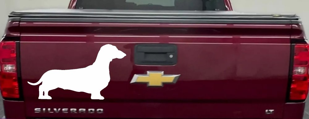 Dachshund Dog Car or Truck Window Decal Sticker