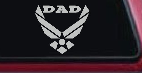 Air Force Dad Military Car or Truck Window Decal Sticker