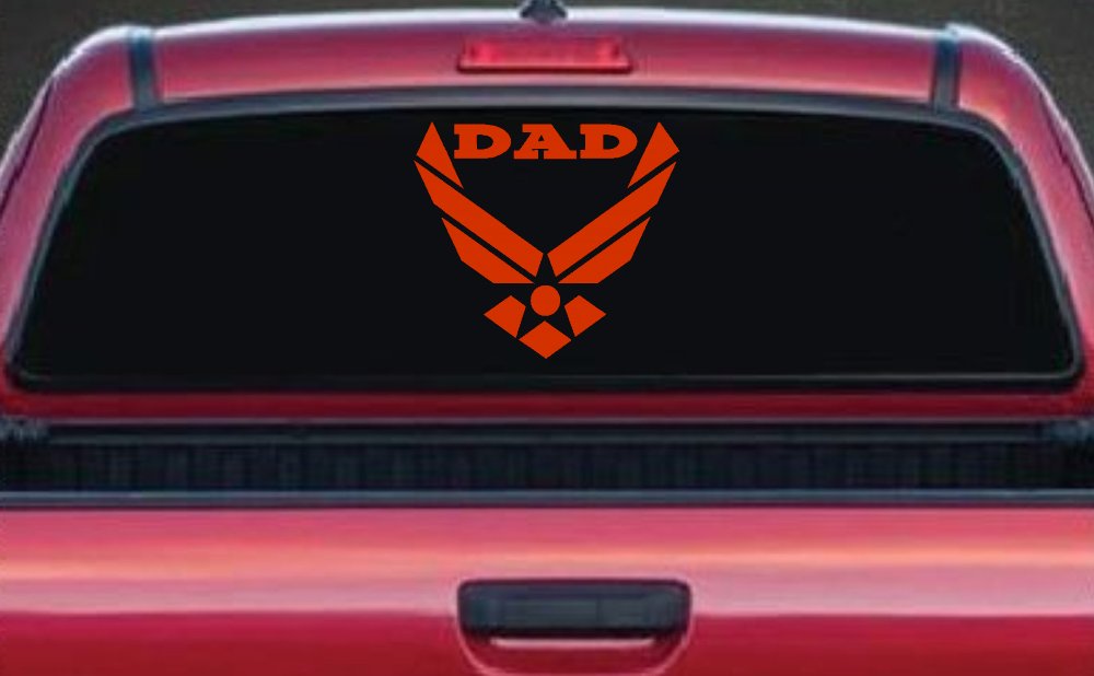 Air Force Dad Military Car or Truck Window Decal Sticker