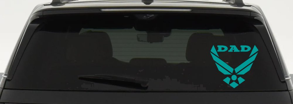 Air Force Dad Military Car or Truck Window Decal Sticker