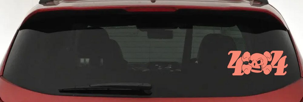 Skull 4X4 Off Road Car or Truck Window Decal Sticker